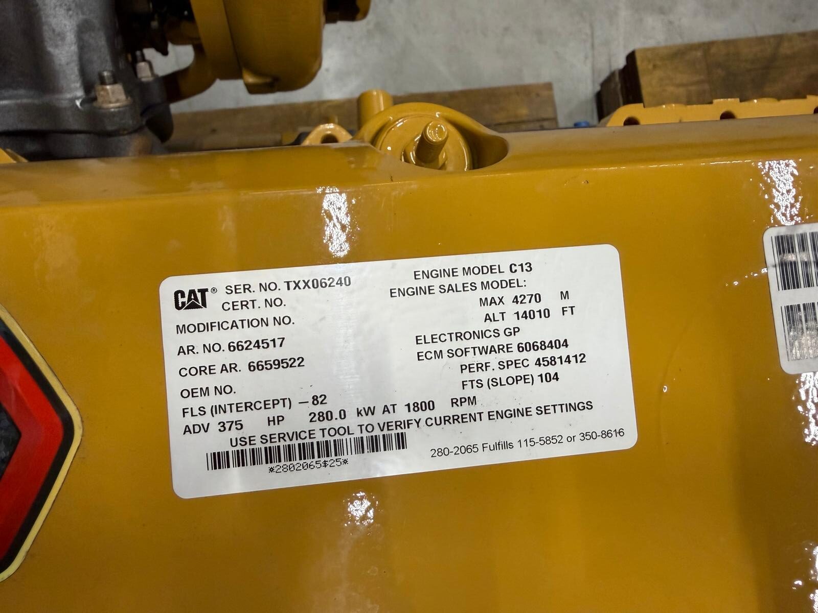 Industriemotor CAT C13 TXX C13 - Foto 9