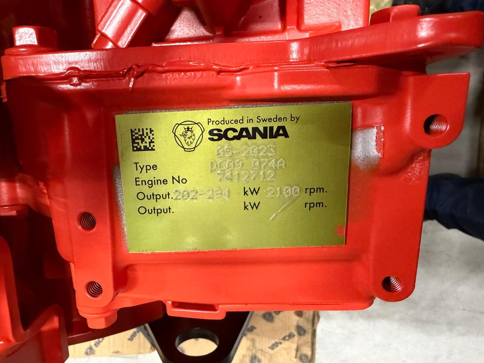 Industriemotor Scania DC09 074A - Foto 4