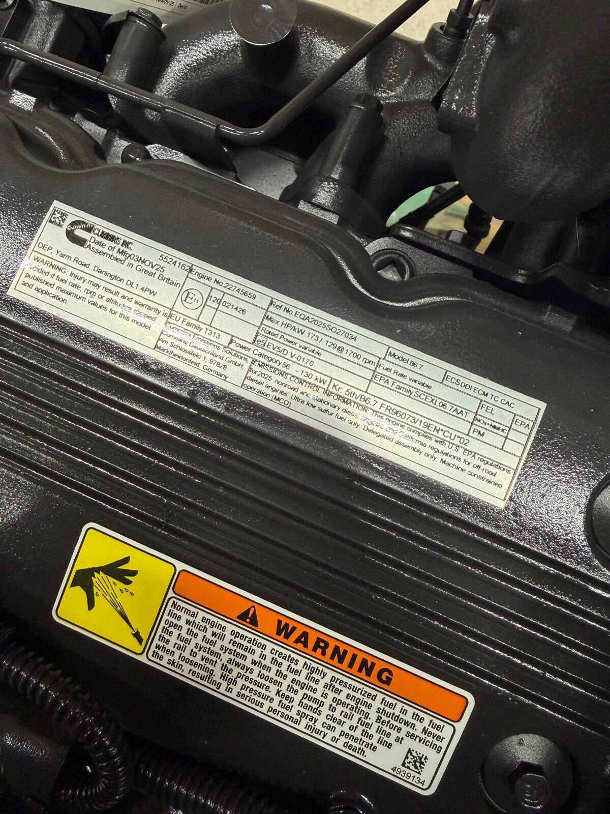 Industriemotor Cummins B6.7 - Foto 6