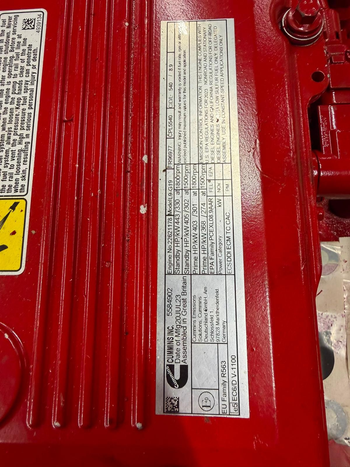 Industriemotor Cummins L9 - Foto 6